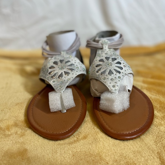 Gem Sparkly Sandals Never Worn - Picture 2 of 5